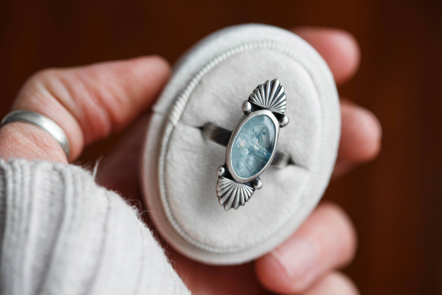 Size 9.75 | Fins of Frost Ring | #12