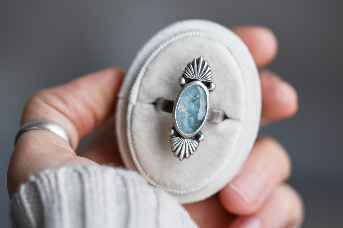 Size 9.75 | Fins of Frost Ring | #12