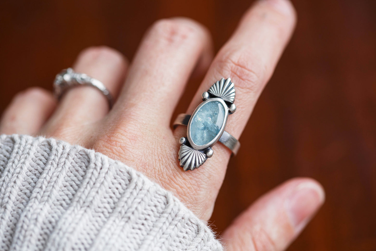 Size 9.75 | Fins of Frost Ring | #12