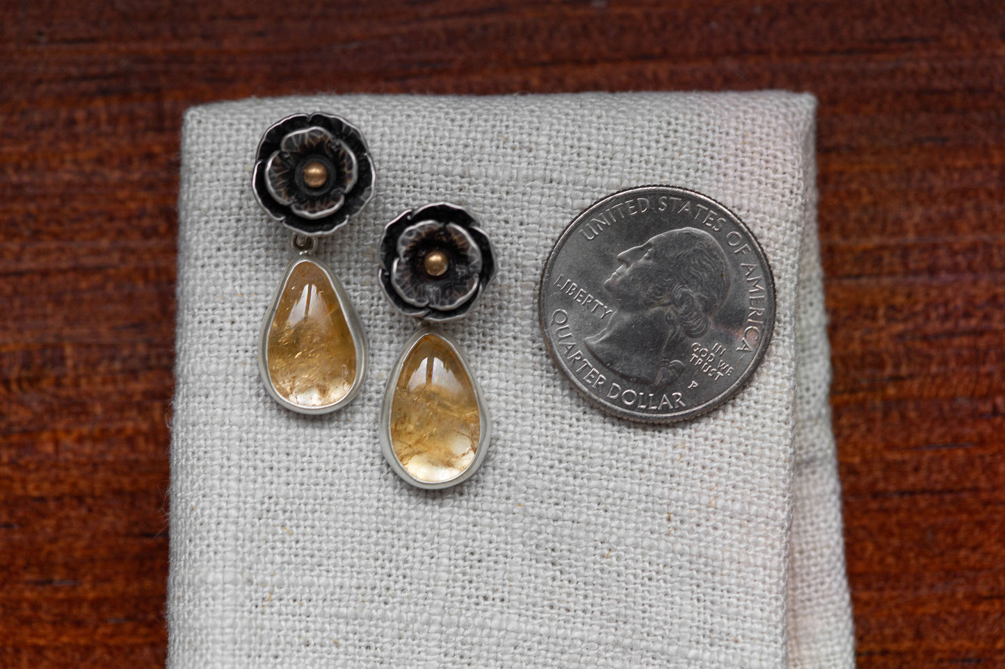 August Gold Stud Earrings | #10