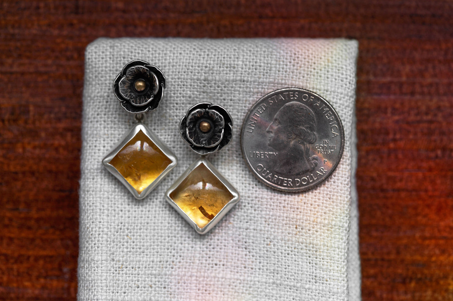 August Gold Stud Earrings | #11