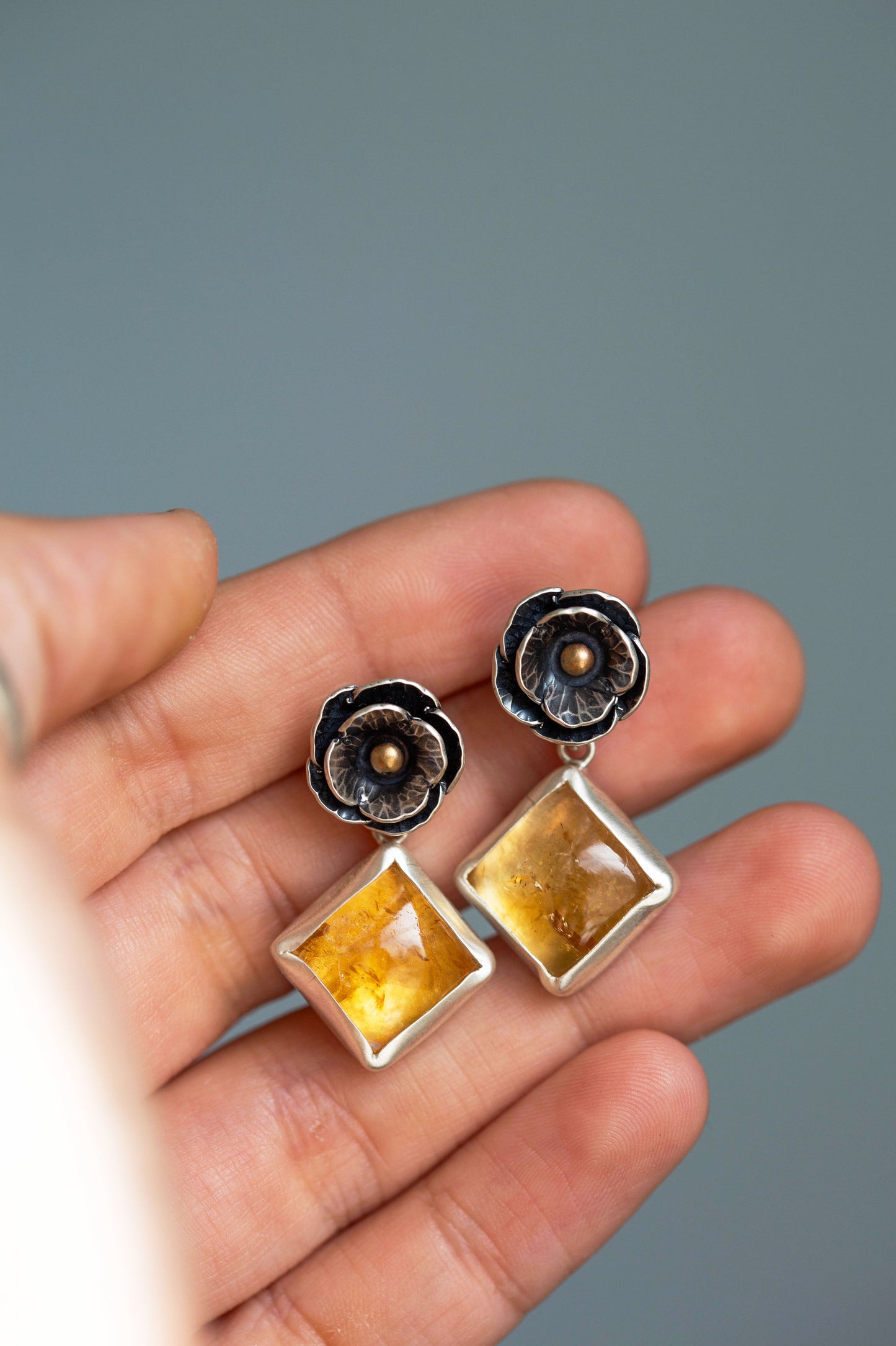 August Gold Stud Earrings | #11