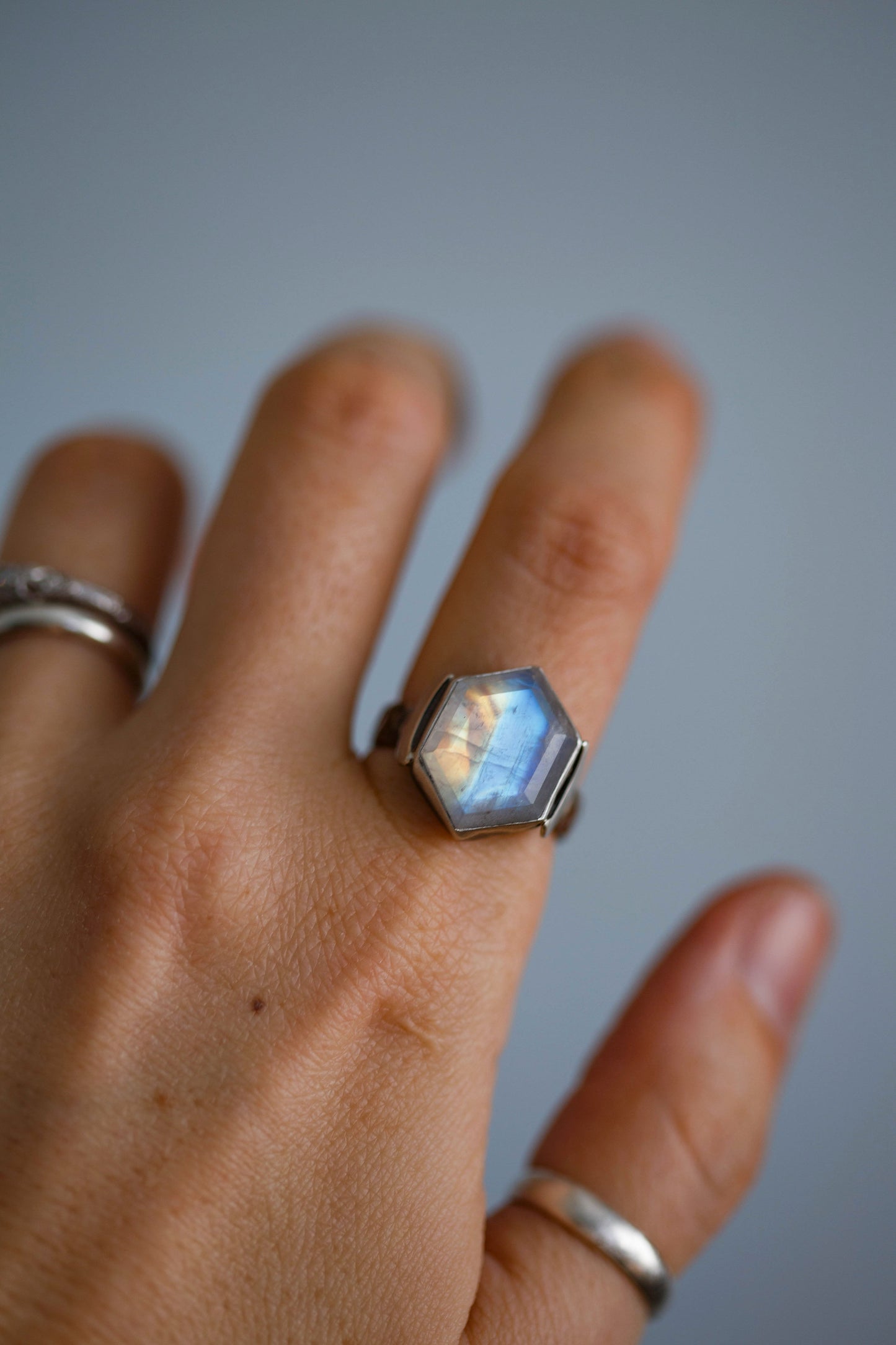 RESERVED FOR MB - Size 7.5 | Snow Moon Ring