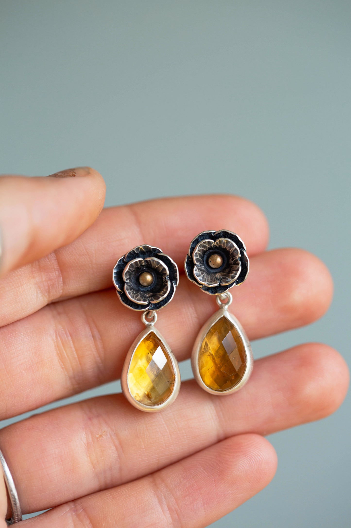 August Gold Stud Earrings | #17
