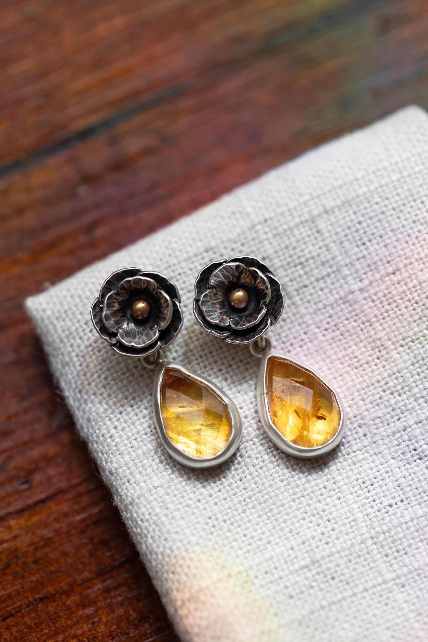 August Gold Stud Earrings | #25