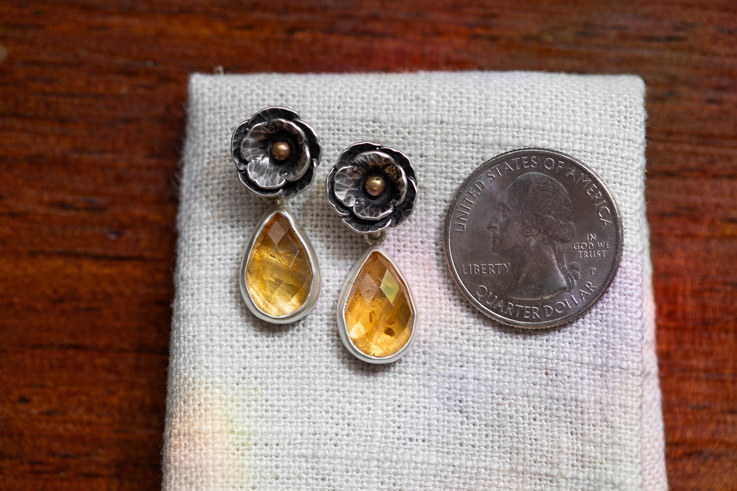 August Gold Stud Earrings | #25