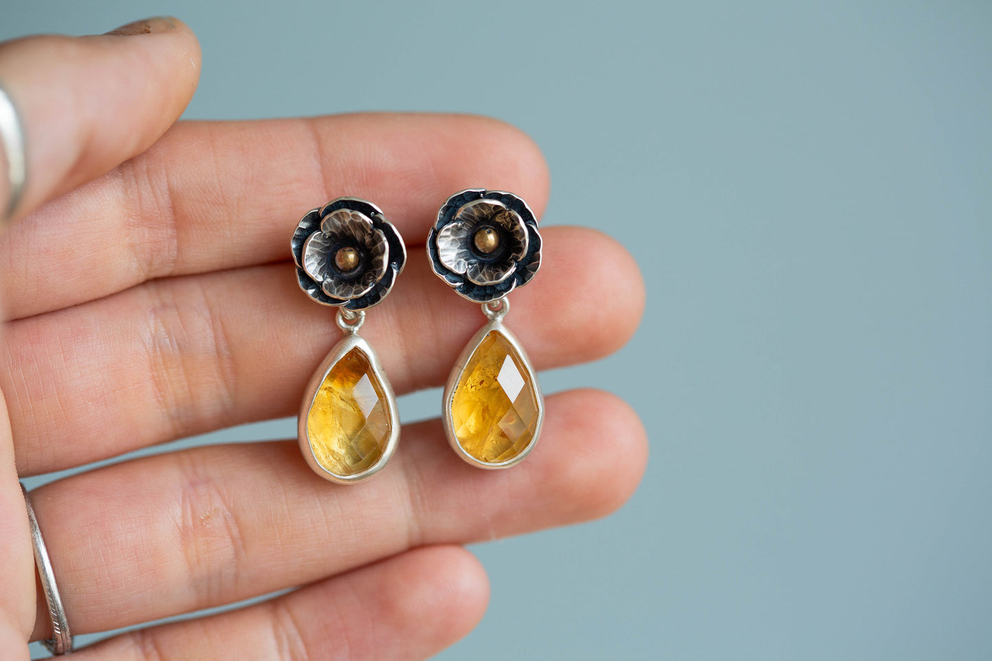 August Gold Stud Earrings | #25