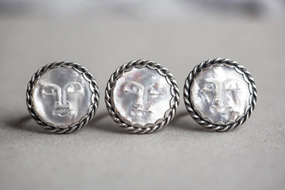 Size 8.5  | Lady in the Moon Ring  |  #16