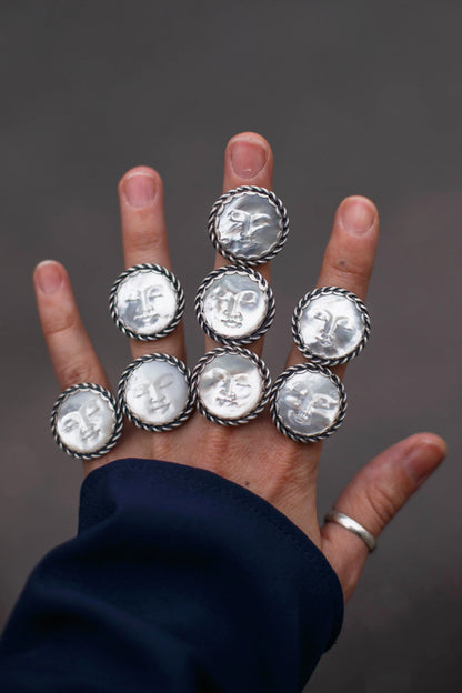 Size 8.5  | Lady in the Moon Ring  |  #16