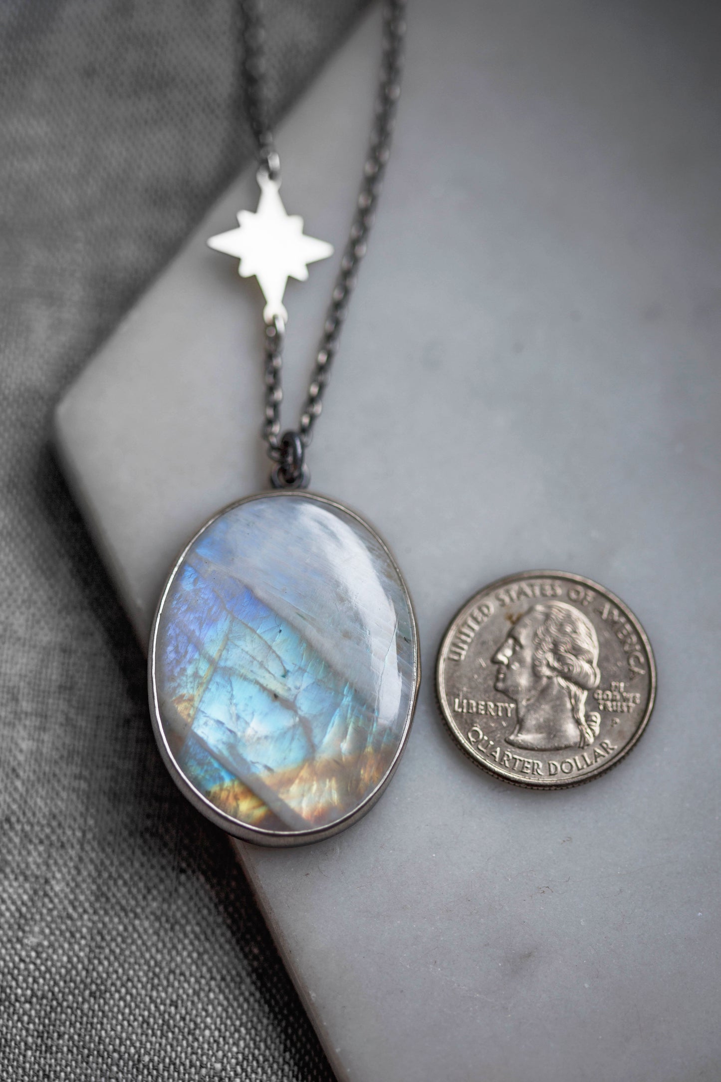 Large  |  Moon Dust Necklace  |  #12