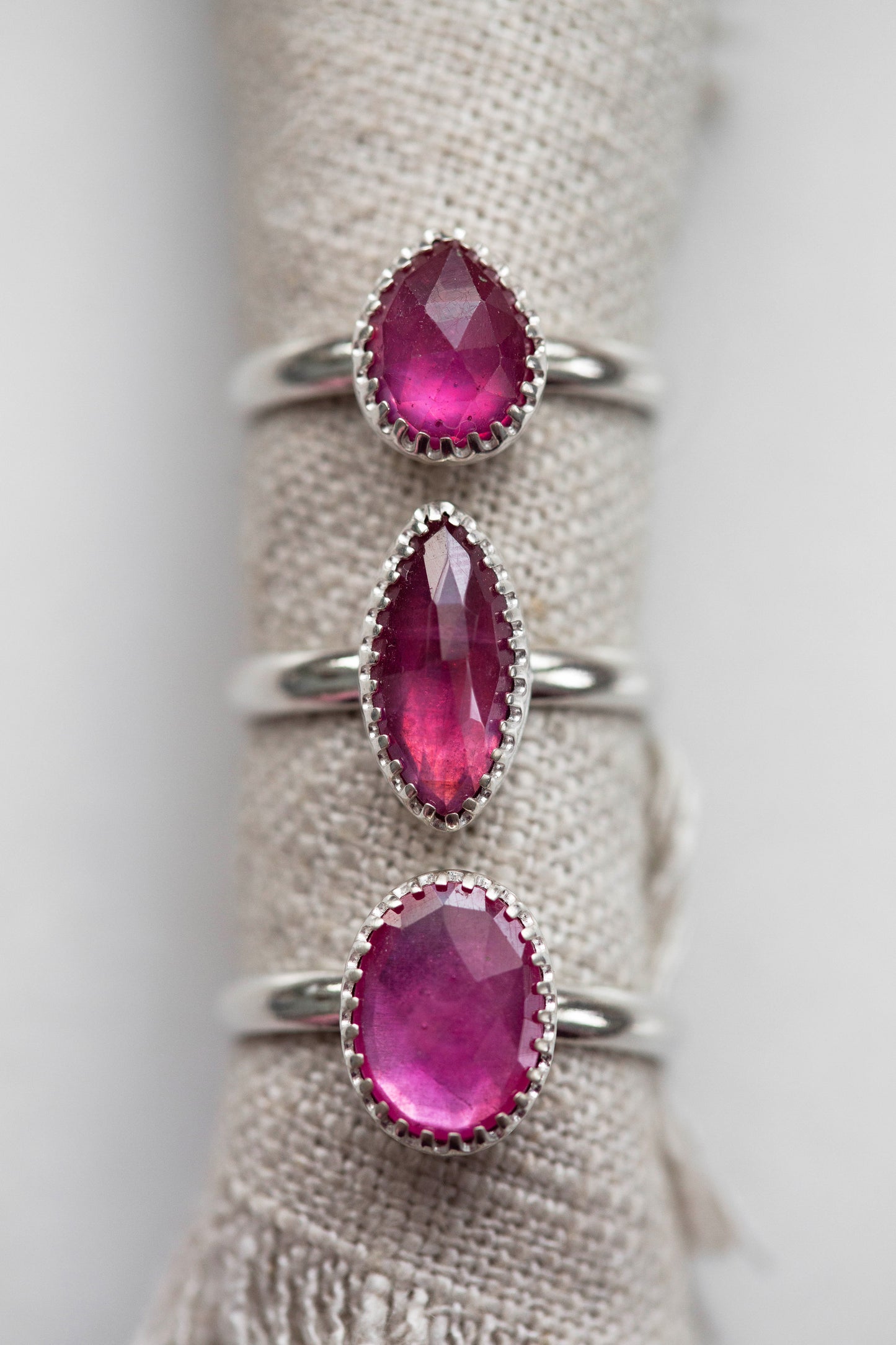 Size 8 | Pink Sapphire Ring | #20