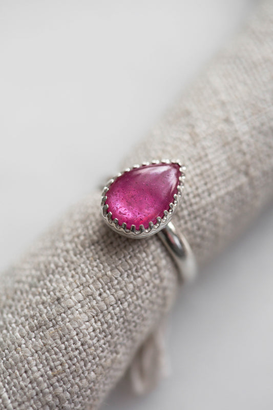 Size 6 | Pink Sapphire Ring | #1