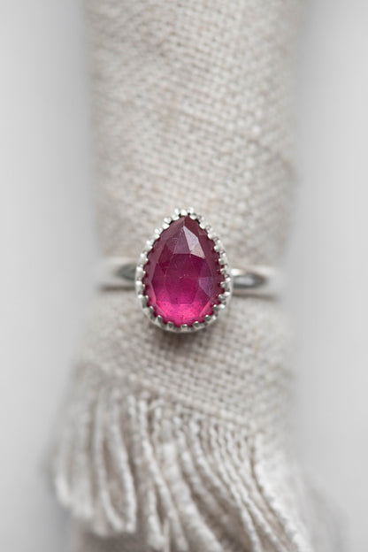 Size 7 | Pink Sapphire Ring | #2