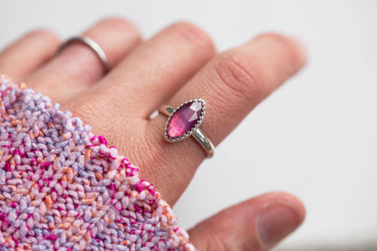 Size 7.5 | Pink Sapphire Ring | #3