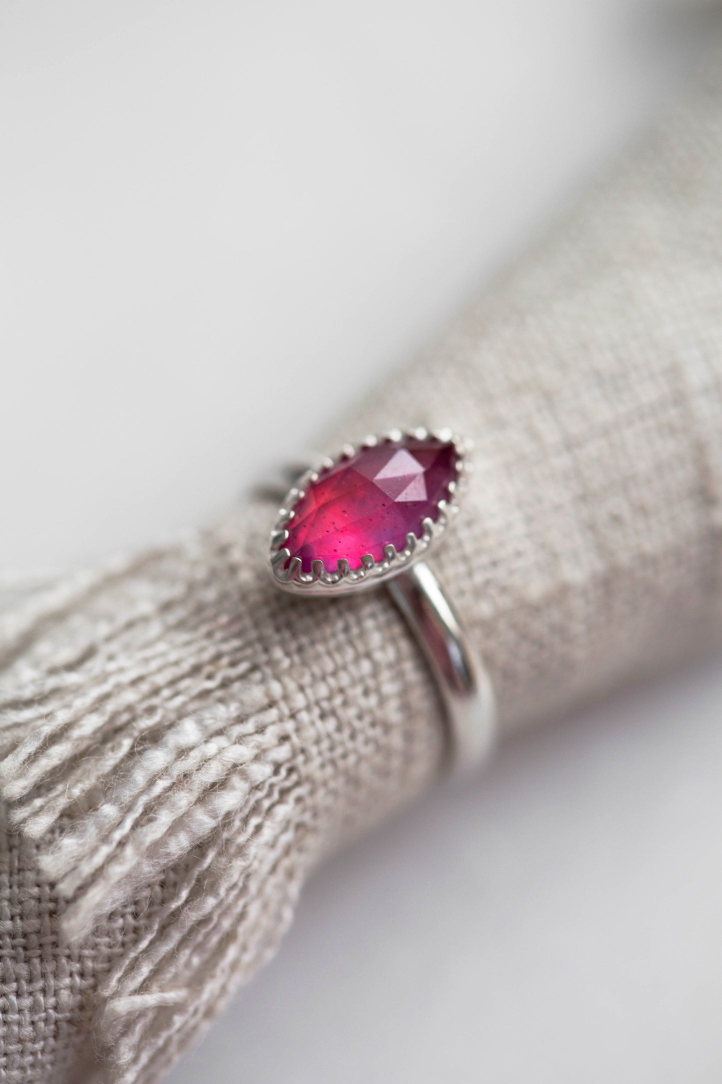 Size 7.75 | Pink Sapphire Ring | #6