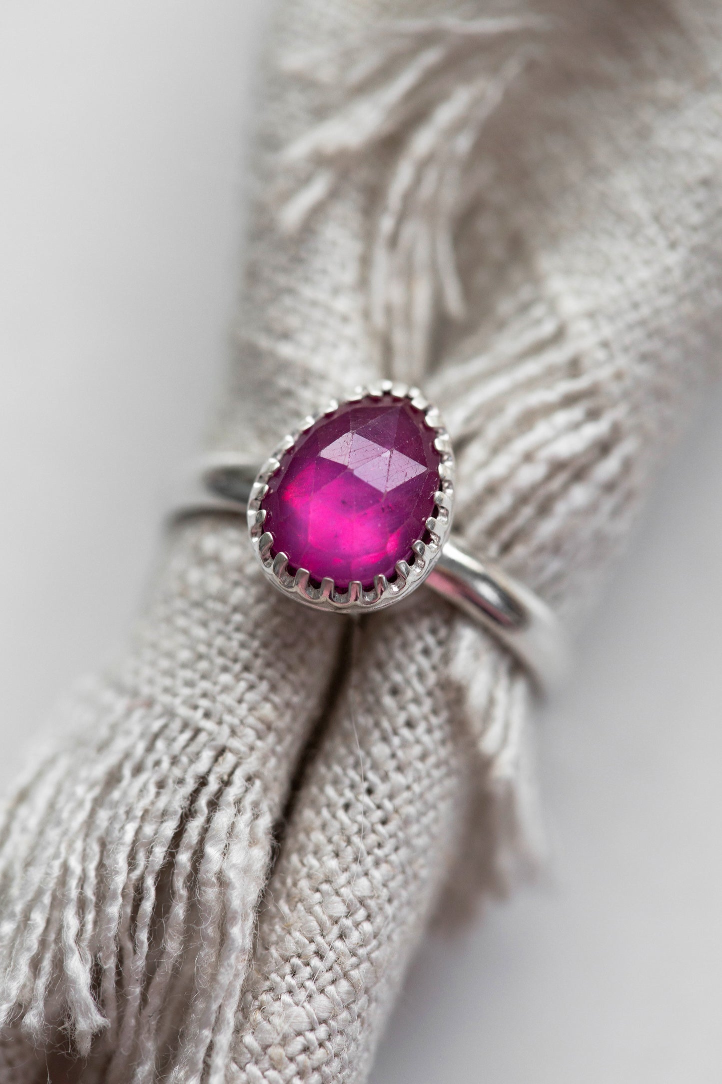 Size 9.5 | Pink Sapphire Ring | #7