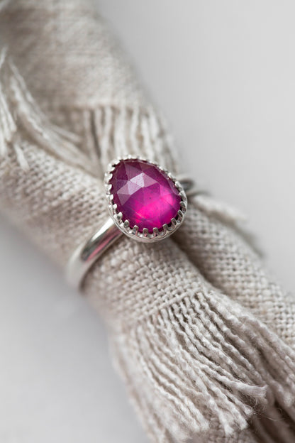 Size 9.5 | Pink Sapphire Ring | #7