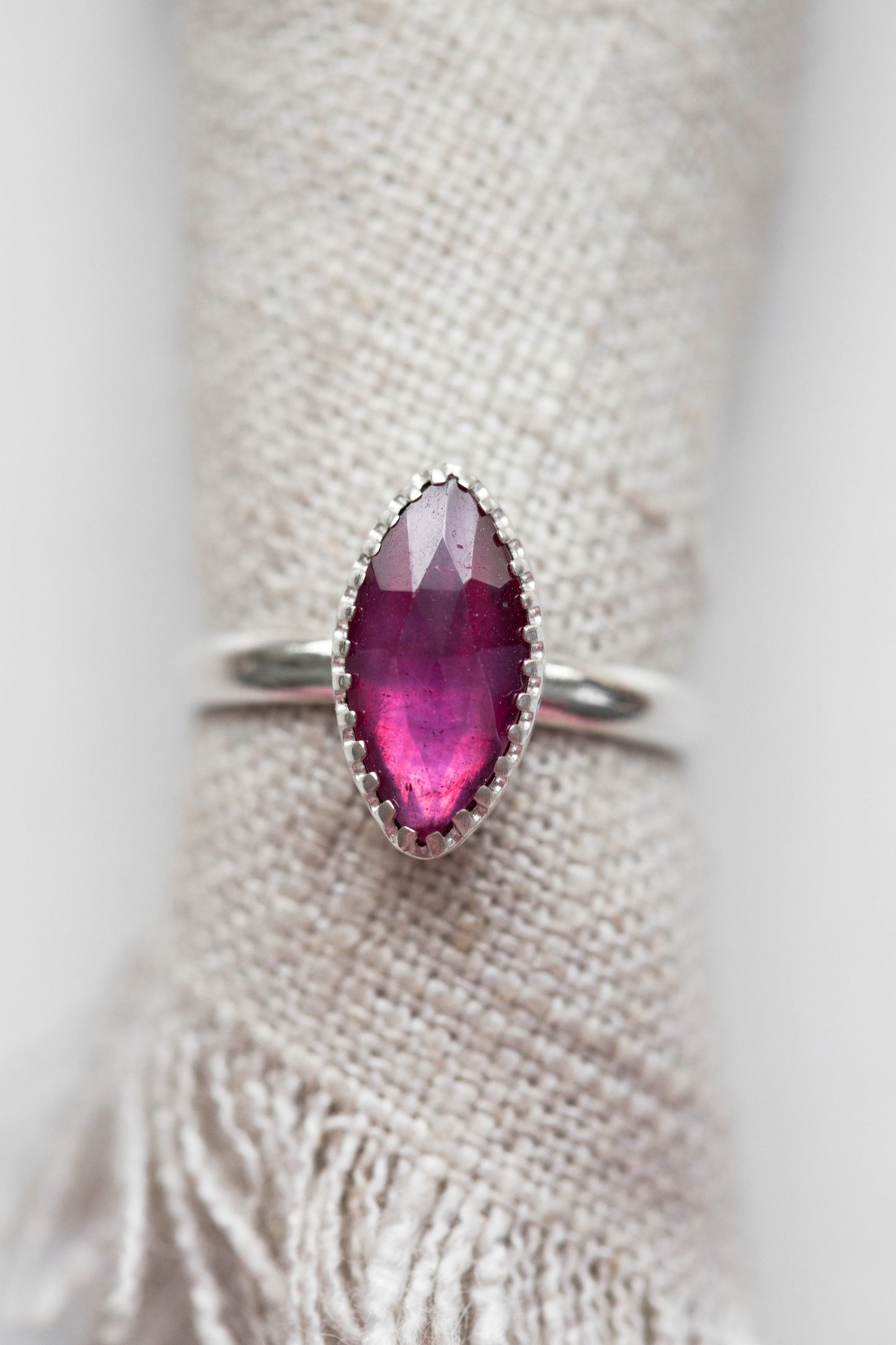 Size 9 | Pink Sapphire Ring | #8