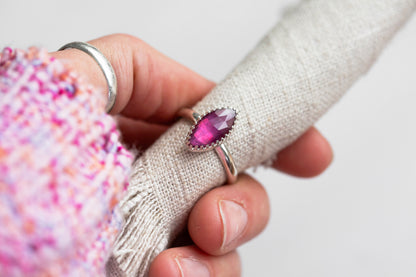 Size 9 | Pink Sapphire Ring | #8
