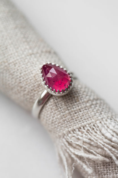 Size 6 | Pink Sapphire Ring | #11