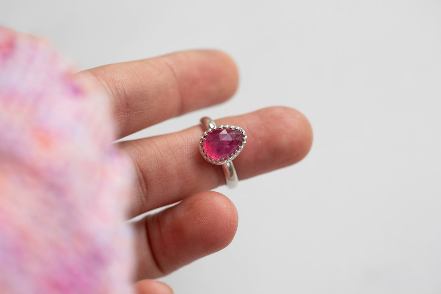 Size 6 | Pink Sapphire Ring | #11