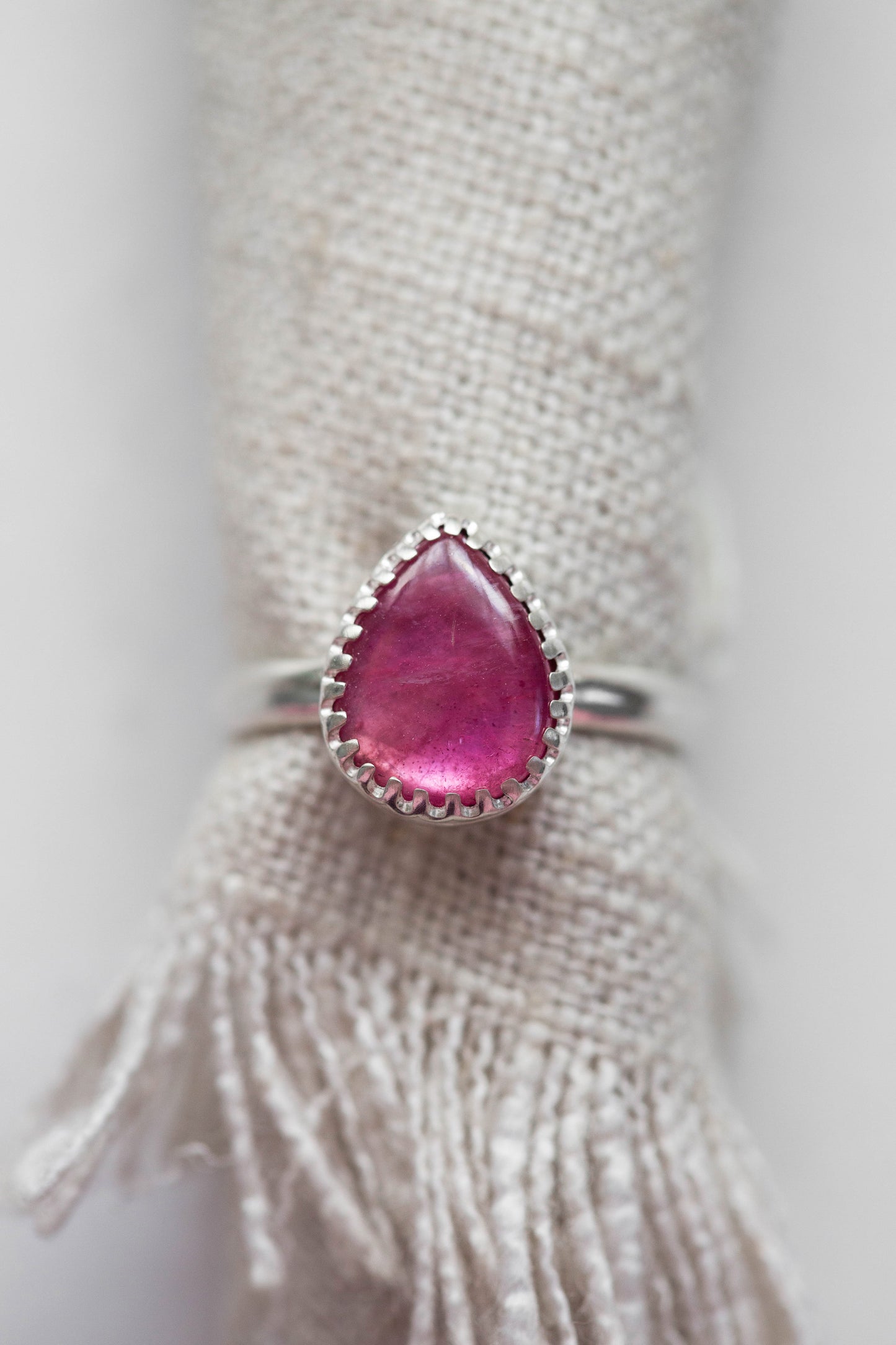 Size 7.75 | Pink Sapphire Ring | #12