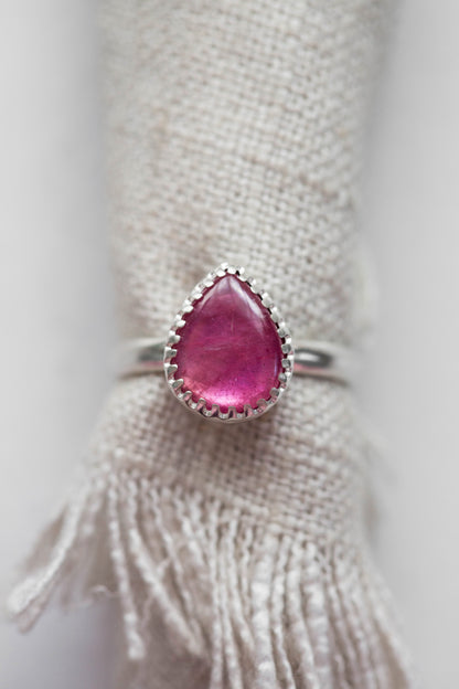 Size 7.75 | Pink Sapphire Ring | #12