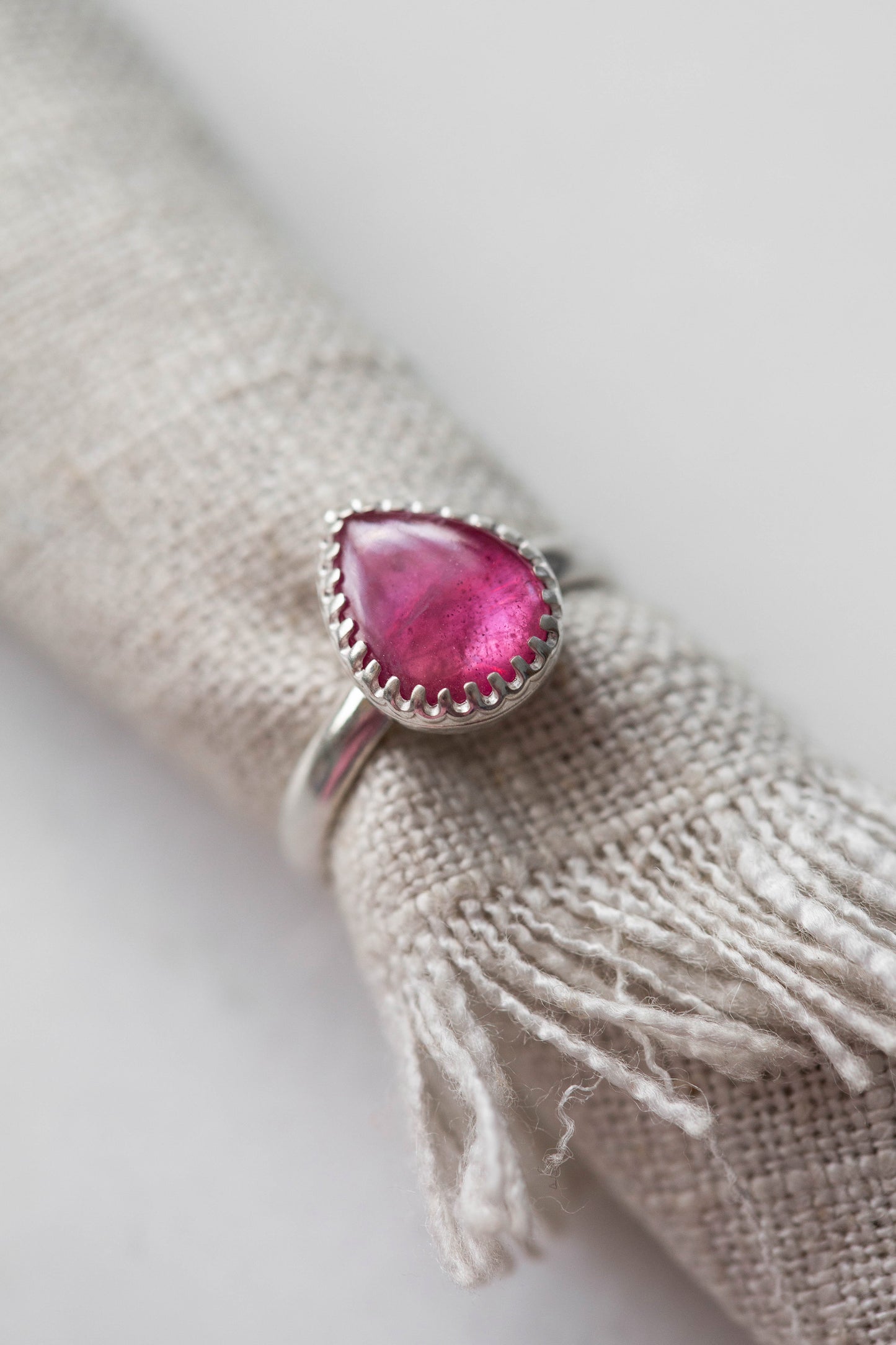 Size 7.75 | Pink Sapphire Ring | #12