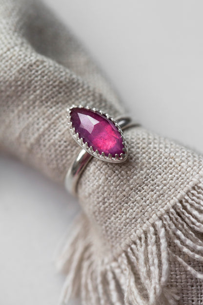 Size 7 | Pink Sapphire Ring | #15