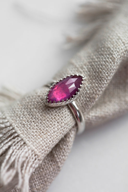 Size 7 | Pink Sapphire Ring | #15