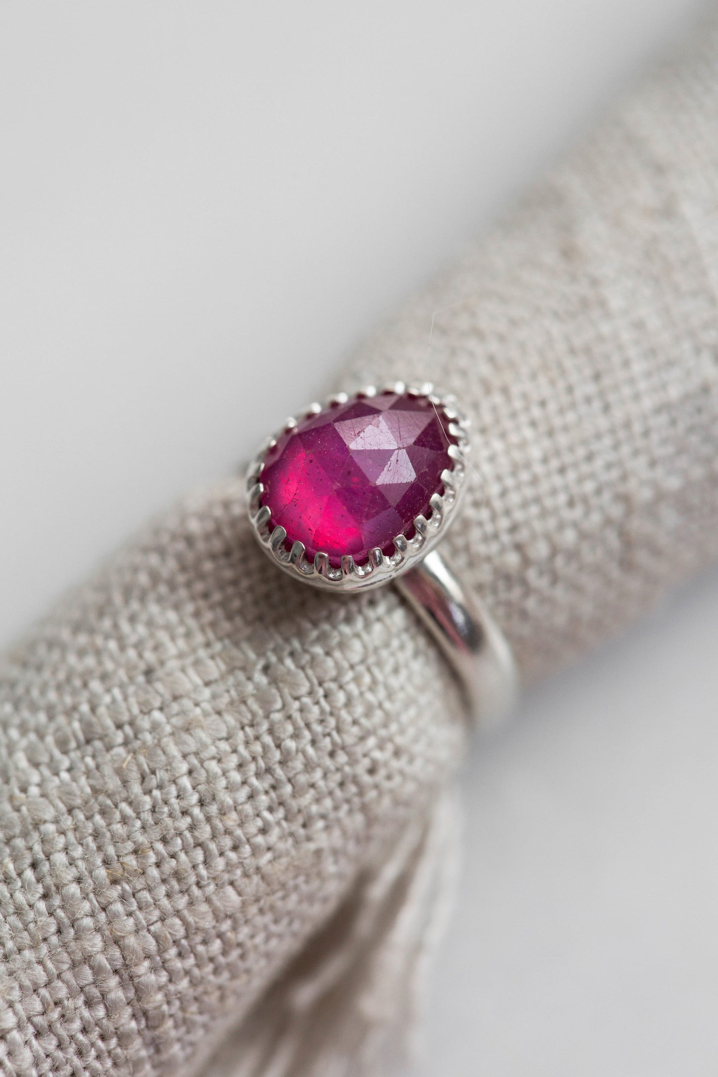 Size 5 | Pink Sapphire Ring | #17