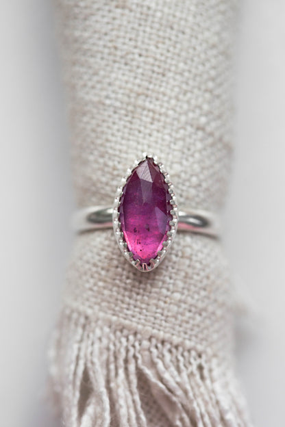 Size 7 | Pink Sapphire Ring | #18