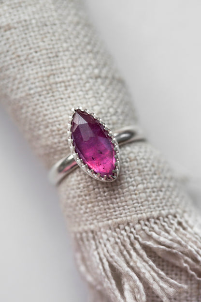 Size 7 | Pink Sapphire Ring | #18