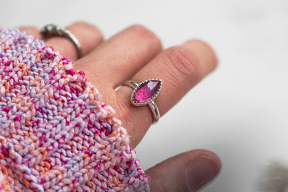 Size 7 | Pink Sapphire Ring | #18