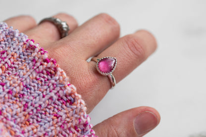 Size 7.5 | Pink Sapphire Ring | #19