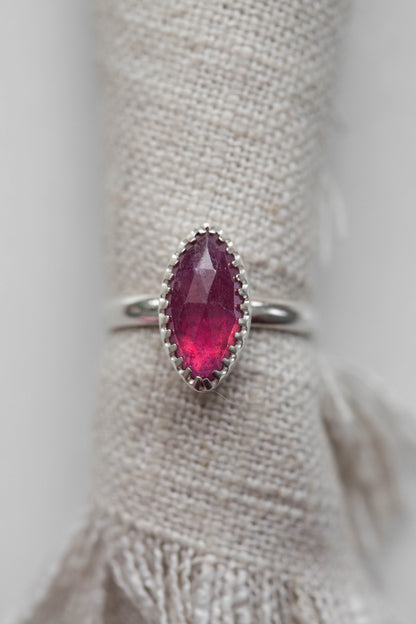 Size 8 | Pink Sapphire Ring | #22