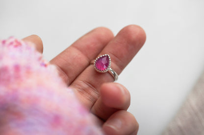 Size 5 | Pink Sapphire Ring | #25