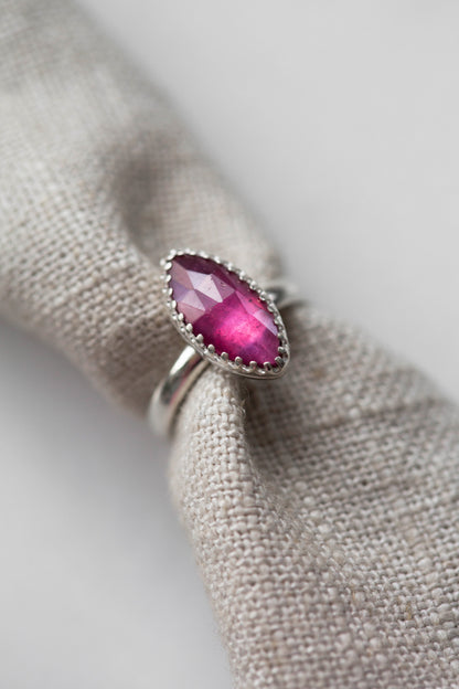 Size 6 | Pink Sapphire Ring | #28