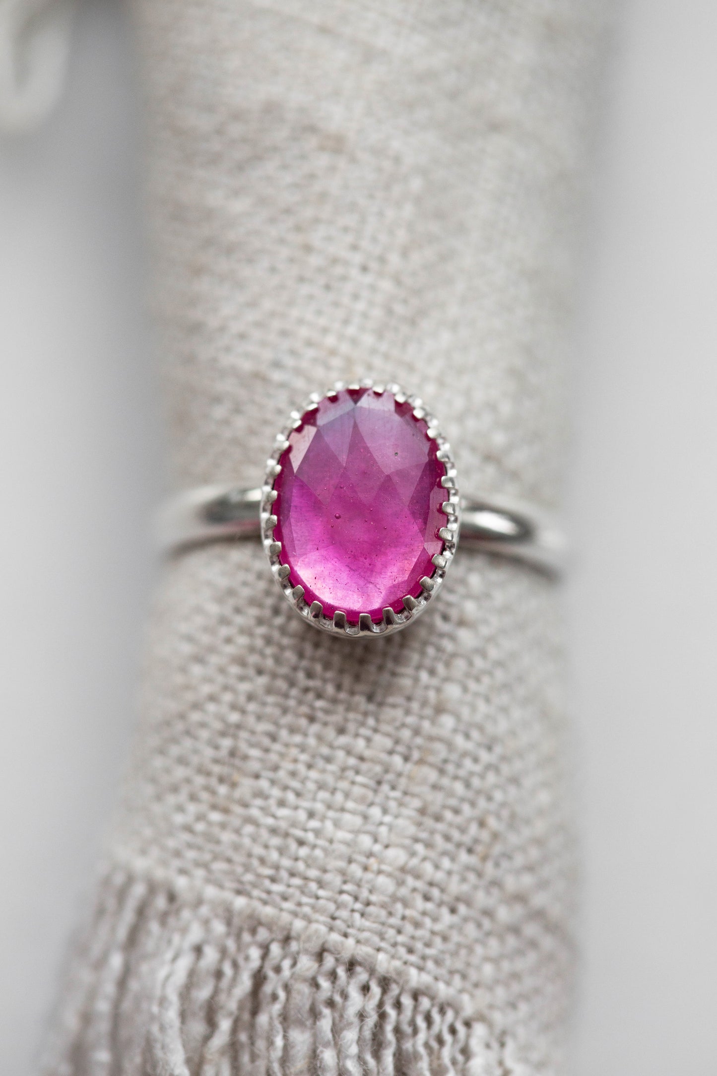 Size 10 | Pink Sapphire Ring | #32