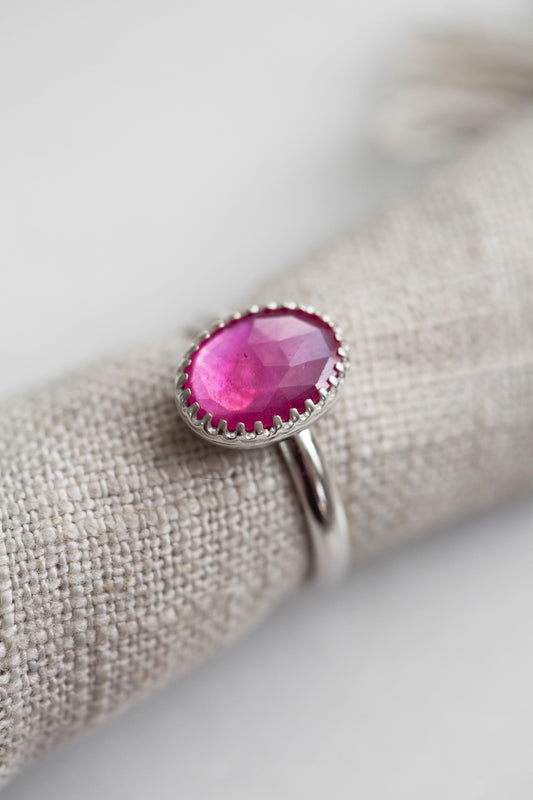 Size 10 | Pink Sapphire Ring | #32