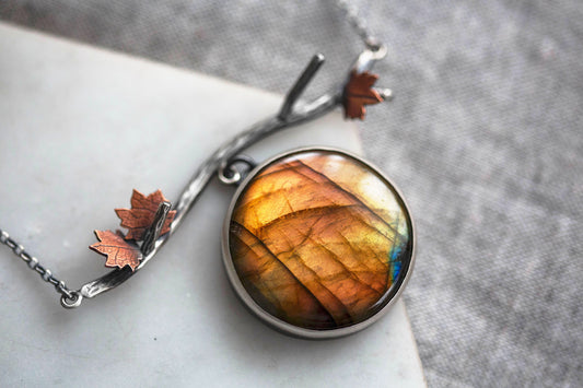 Autumn Moon Necklace | #5