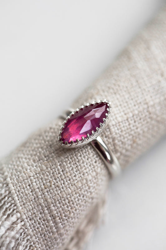 Size 8.5 | Pink Sapphire Ring | #33