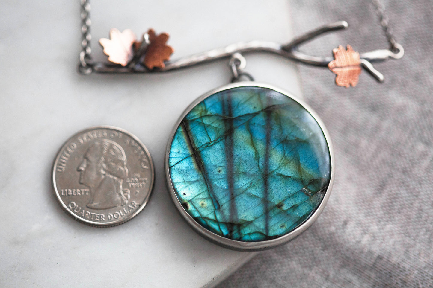 Autumn Moon Necklace | #6