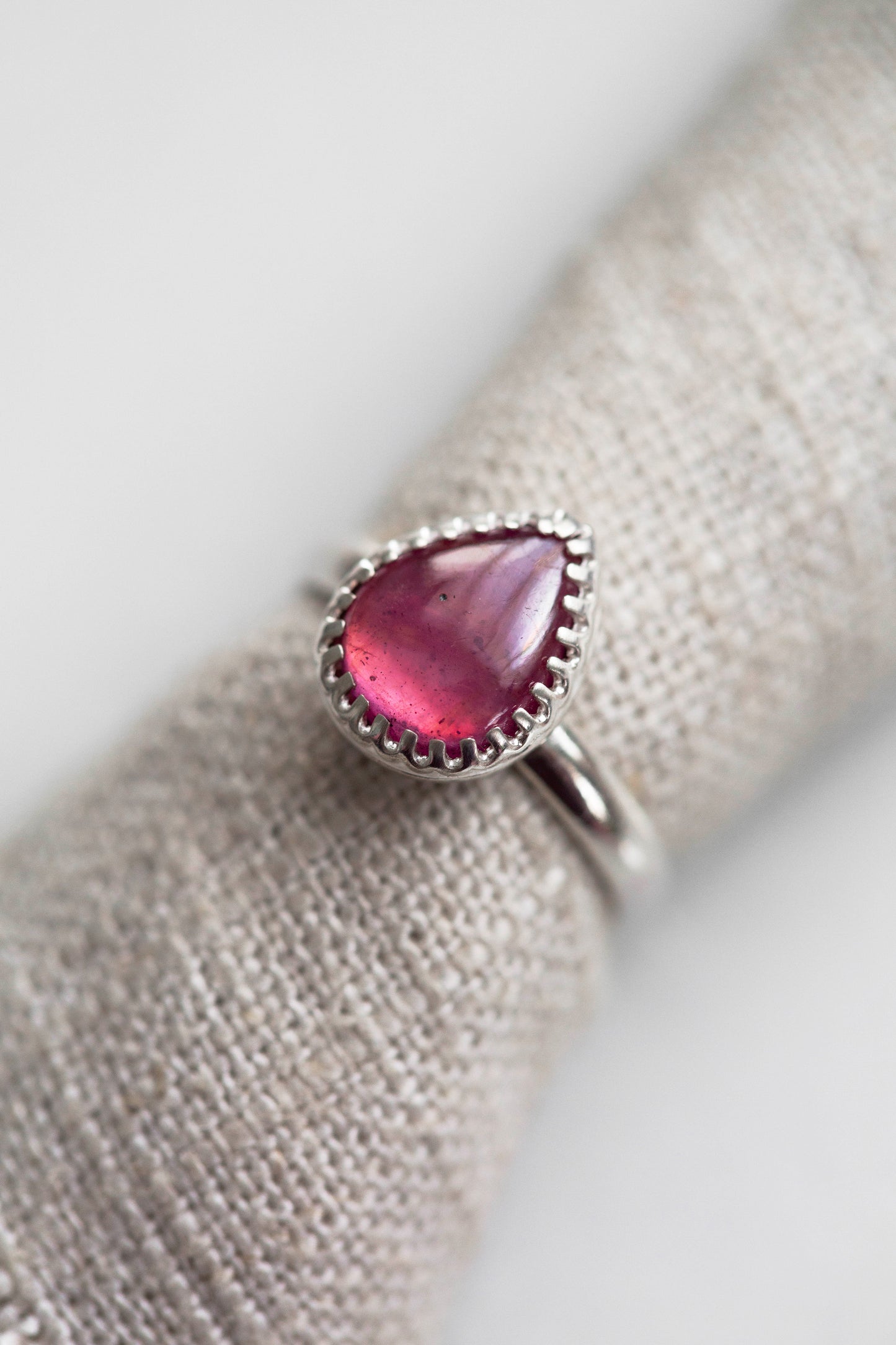 Size 7 | Pink Sapphire Ring | #35