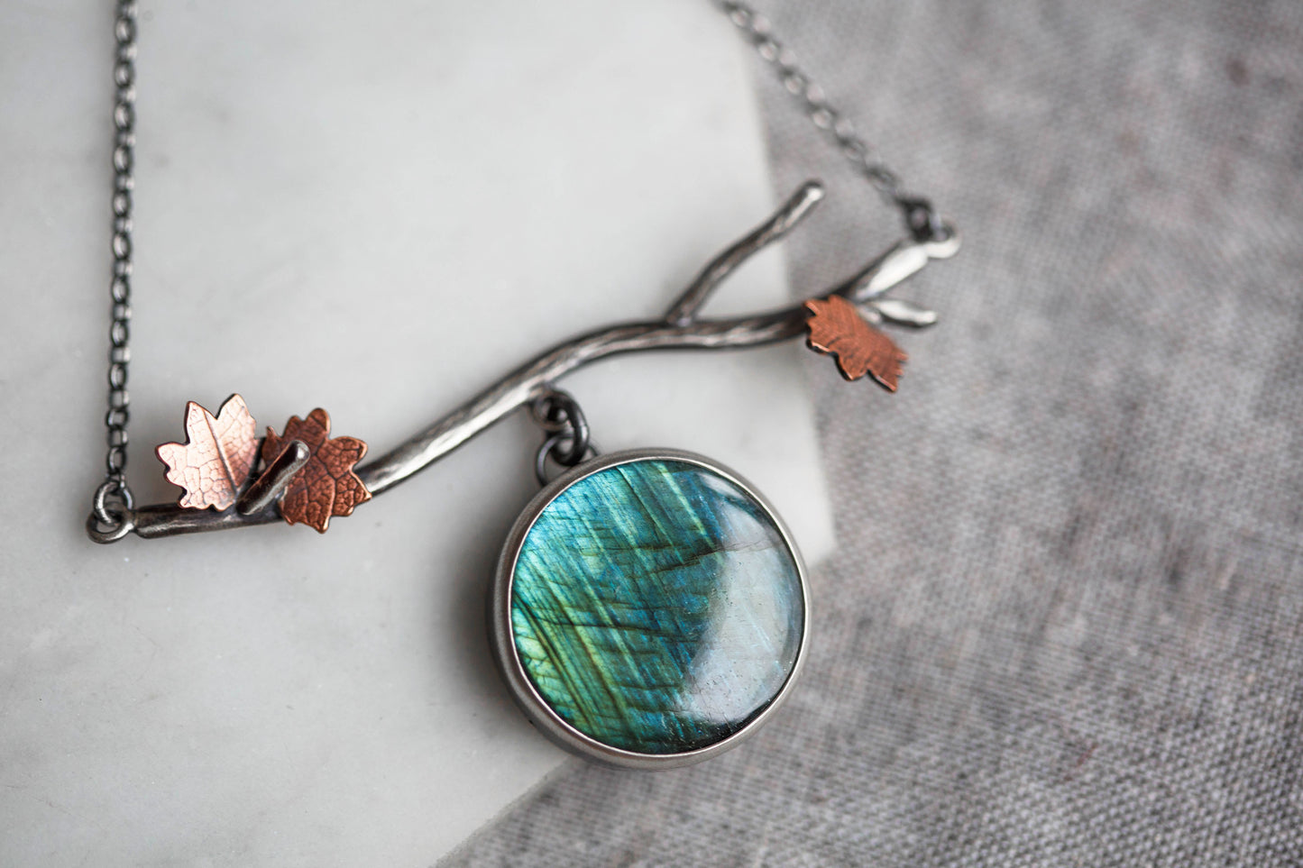 Autumn Moon Necklace | #7
