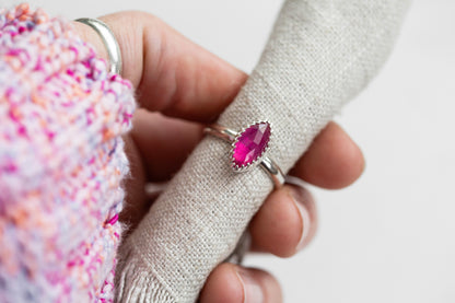 Size 9.25 | Pink Sapphire Ring | #37