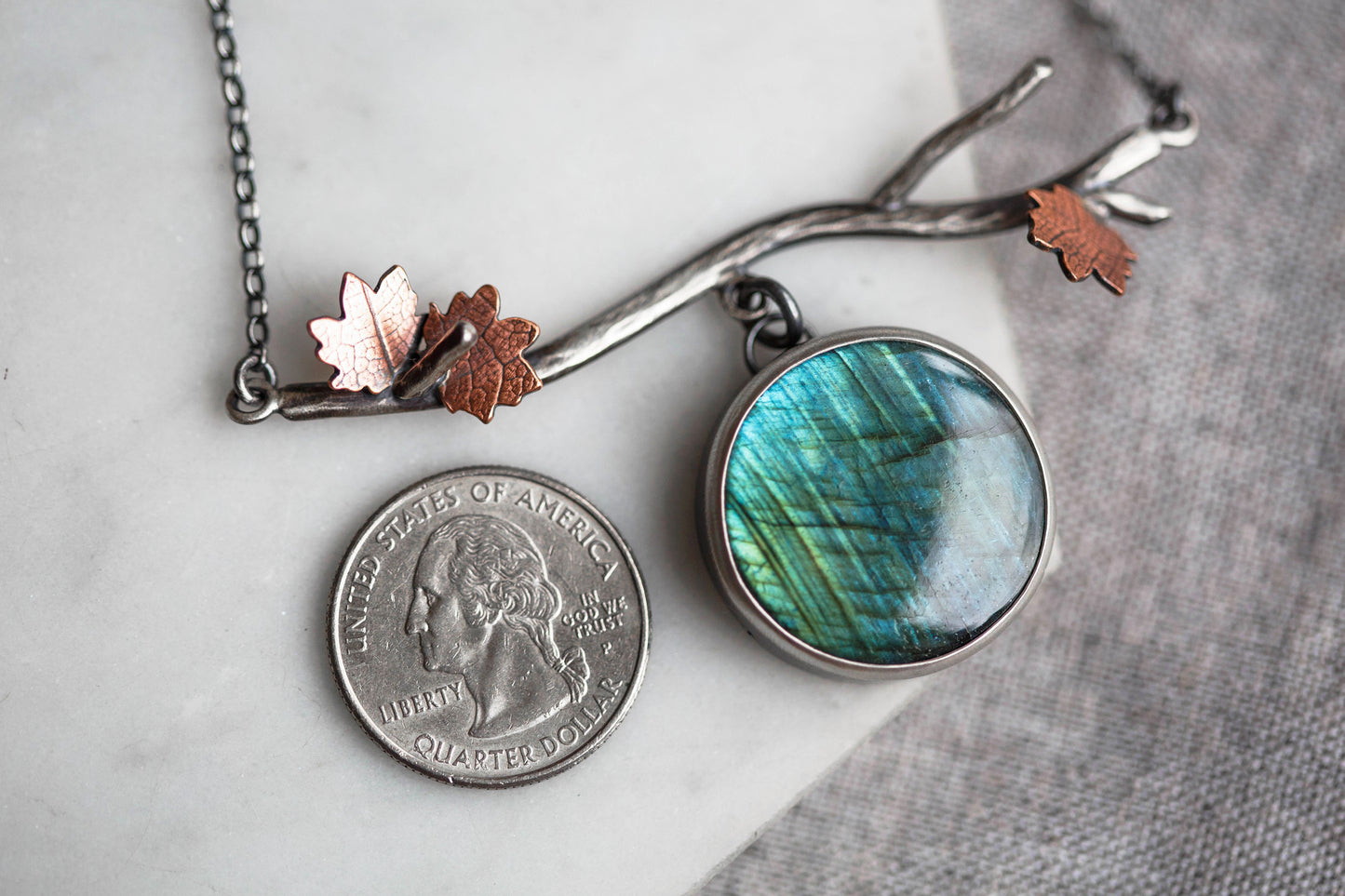 Autumn Moon Necklace | #7