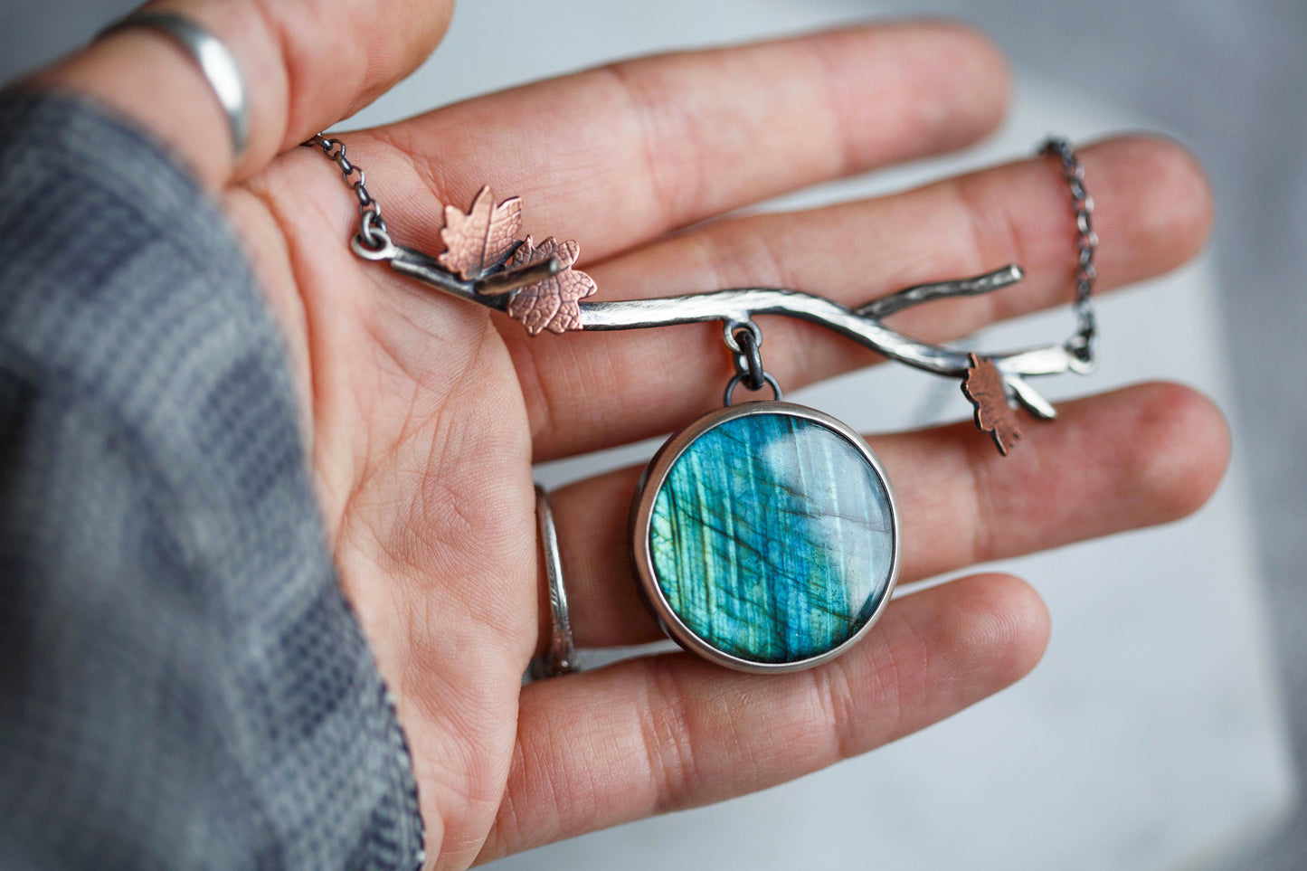 Autumn Moon Necklace | #7