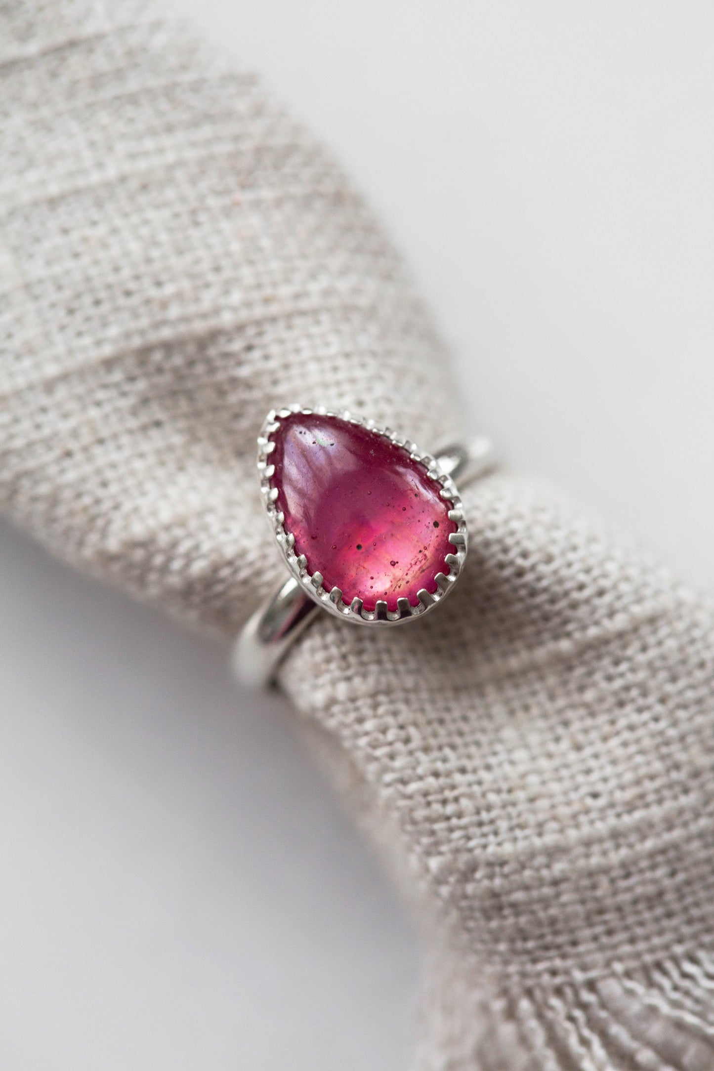 Size 7 | Pink Sapphire Ring | #40
