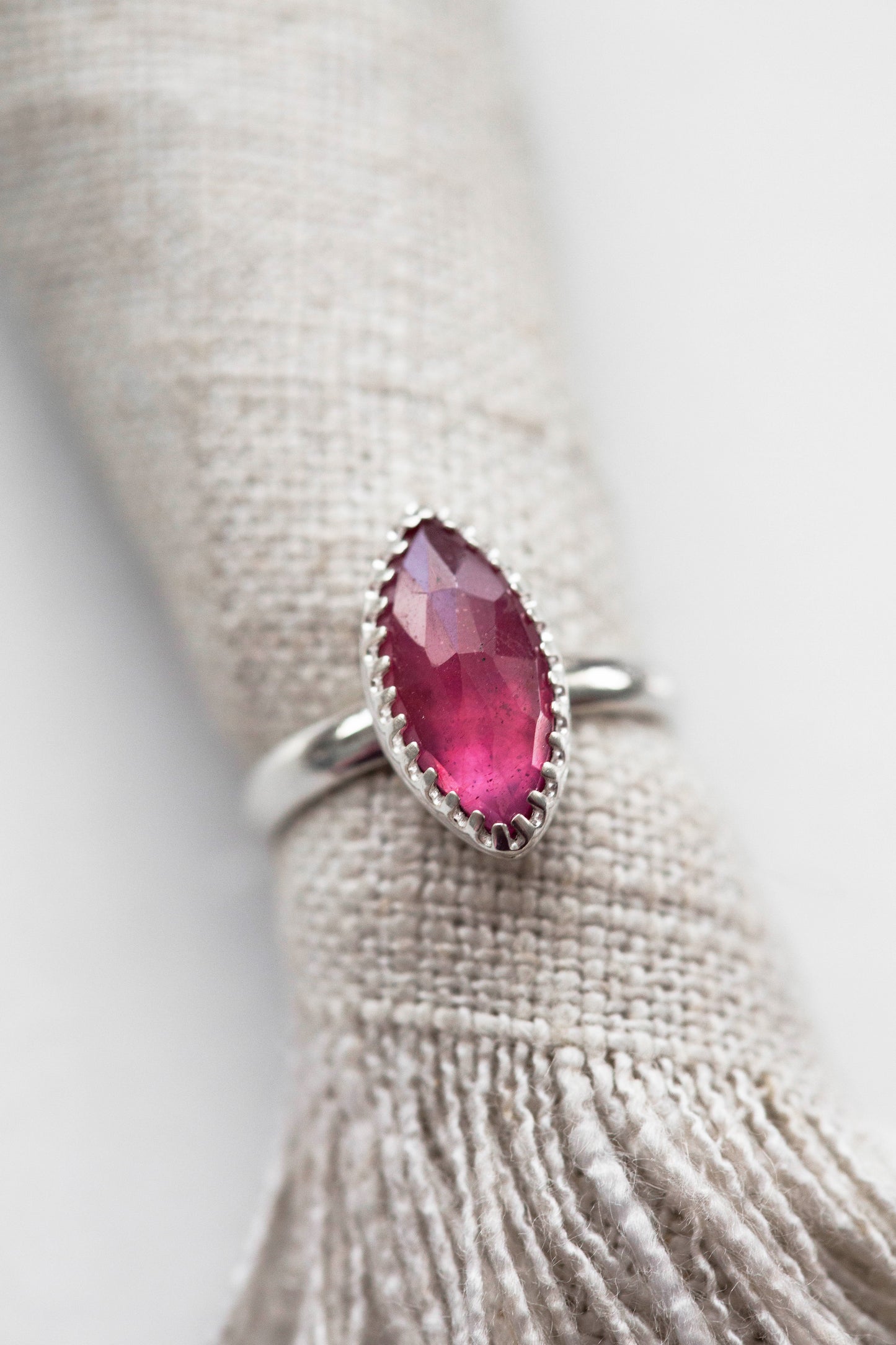Size 6 | Pink Sapphire Ring | #43